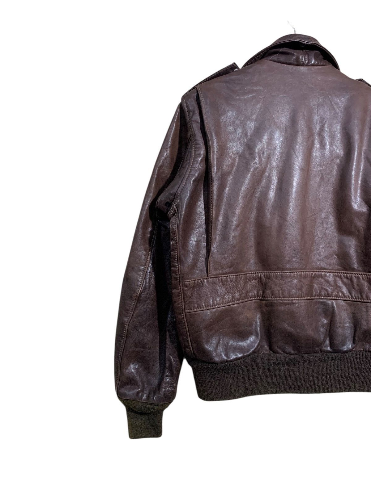 Schott 🔥VTG SCHOTT NYC LEATHER JACKET TYPE A-2 USAF Size US M / EU 48-50 / 2 - 8 Thumbnail
