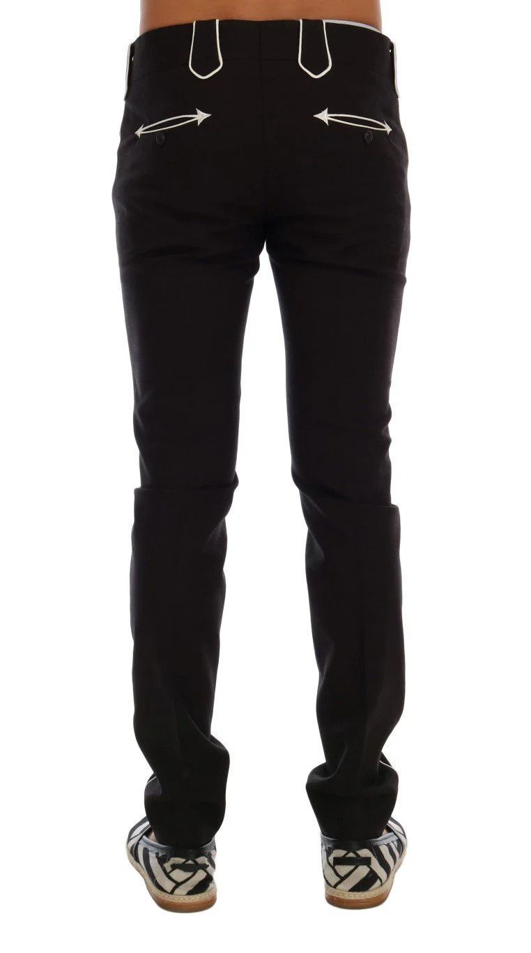 Dolce & Gabbana o1y0125 Casual Pant in Black Size US 28 / EU 44 - 3 Thumbnail
