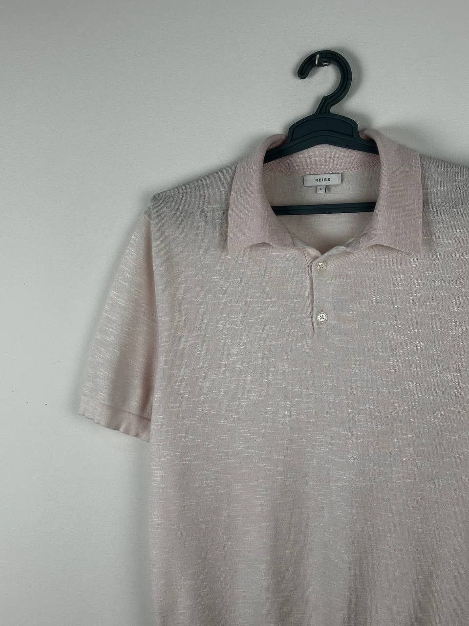 Reiss Reiss Arbor Casual Knitted Pink Summer Polo Size US L / EU 52-54 / 3 - 3 Thumbnail