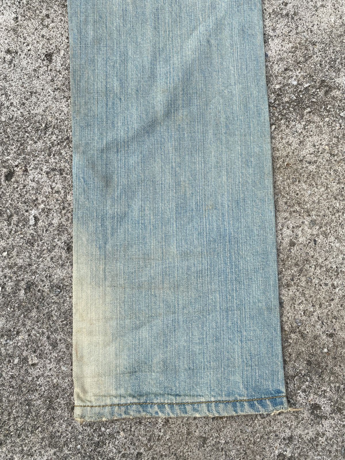 Army Of Me × Japanese Brand Army Of No Distressed Rusty Faded Blue Jeans Size US 31 - 13 Thumbnail