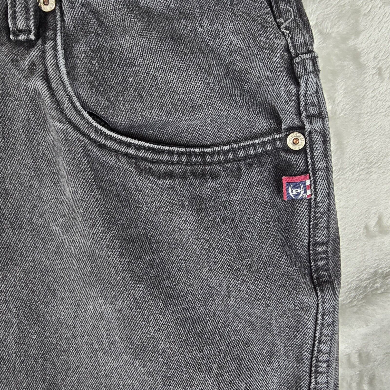 Phat Farm Vintage Phat Farm Black Jeans Mens 40x28 Baggy Skater Y2K Size US 40 / EU 56 - 8 Thumbnail