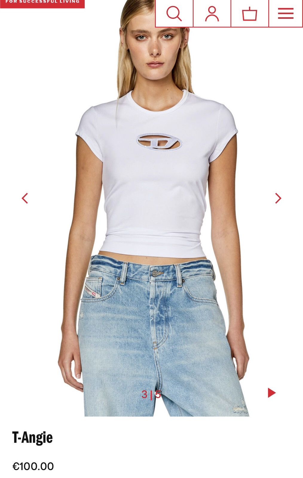 Diesel Diesel T-Angie Size XXS / US 00 / IT 34 - 3 Thumbnail