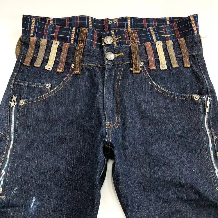 Japanese Brand Breathmint Double Waist ifsixwasnine Denim Pants Size US 31 - 3 Thumbnail