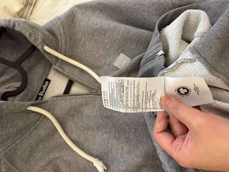 Acne Studios Acne Studios Gray Hooded Sweatshirt, Loose Fit, Unisex Size US S / EU 44-46 / 1 - 9 Thumbnail