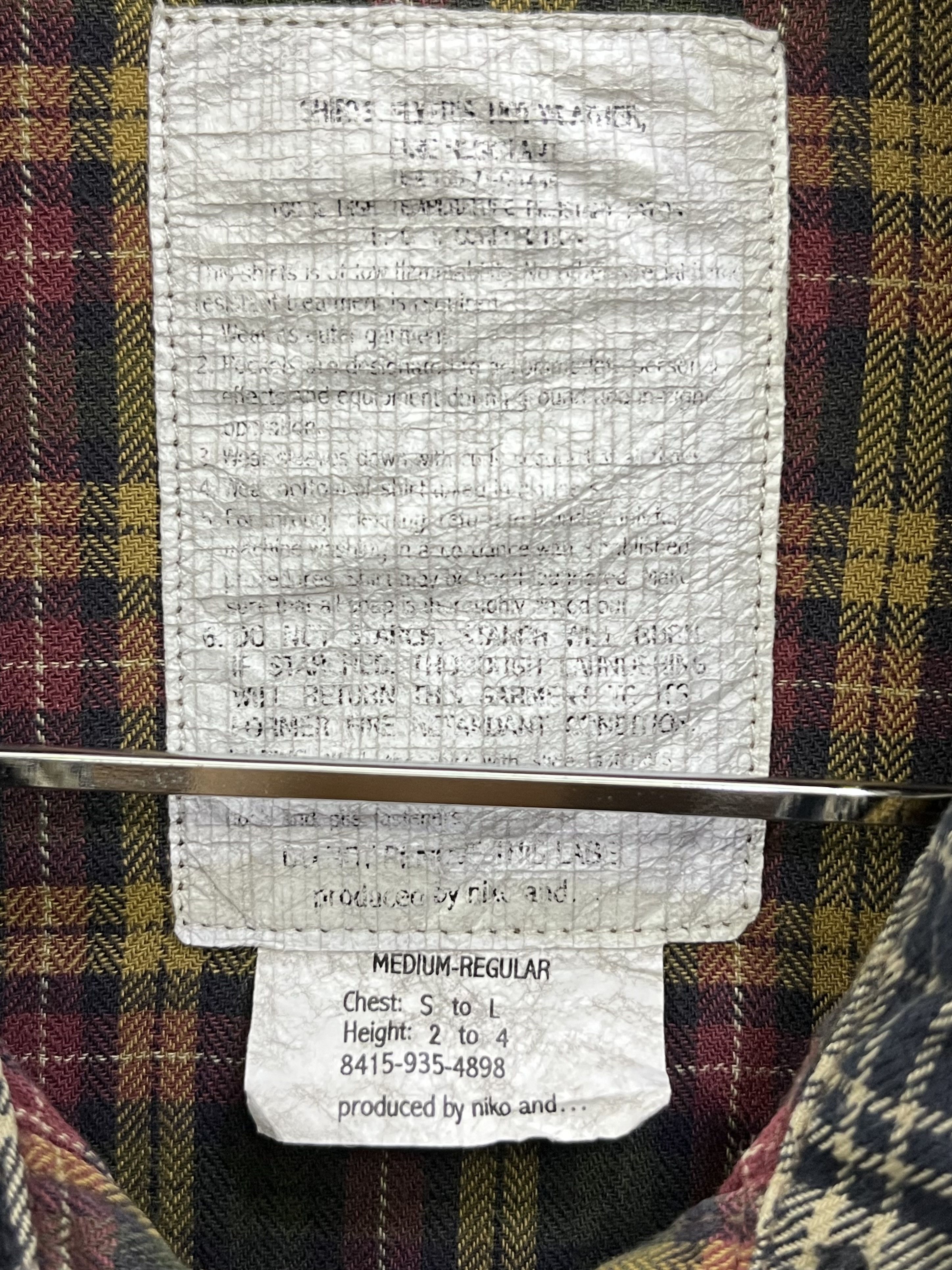 Edition Japan Rebuild Niko and … Patchwork Flannel Needles Style Chaos M Size US M / EU 48-50 / 2 - 12 Thumbnail