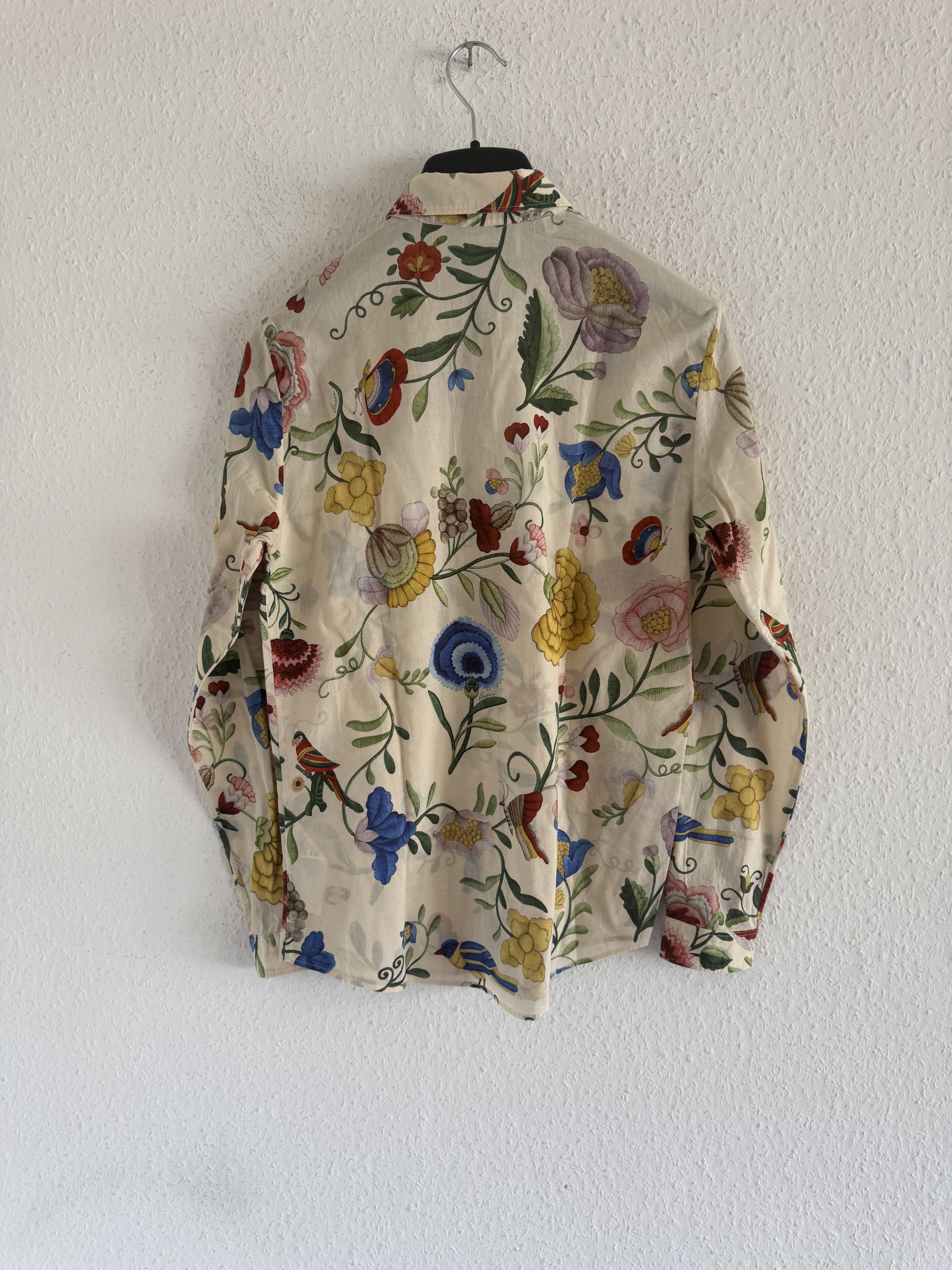 Gucci Duke Floral Button-Up Shirt Size US M / EU 48-50 / 2 - 14 Thumbnail