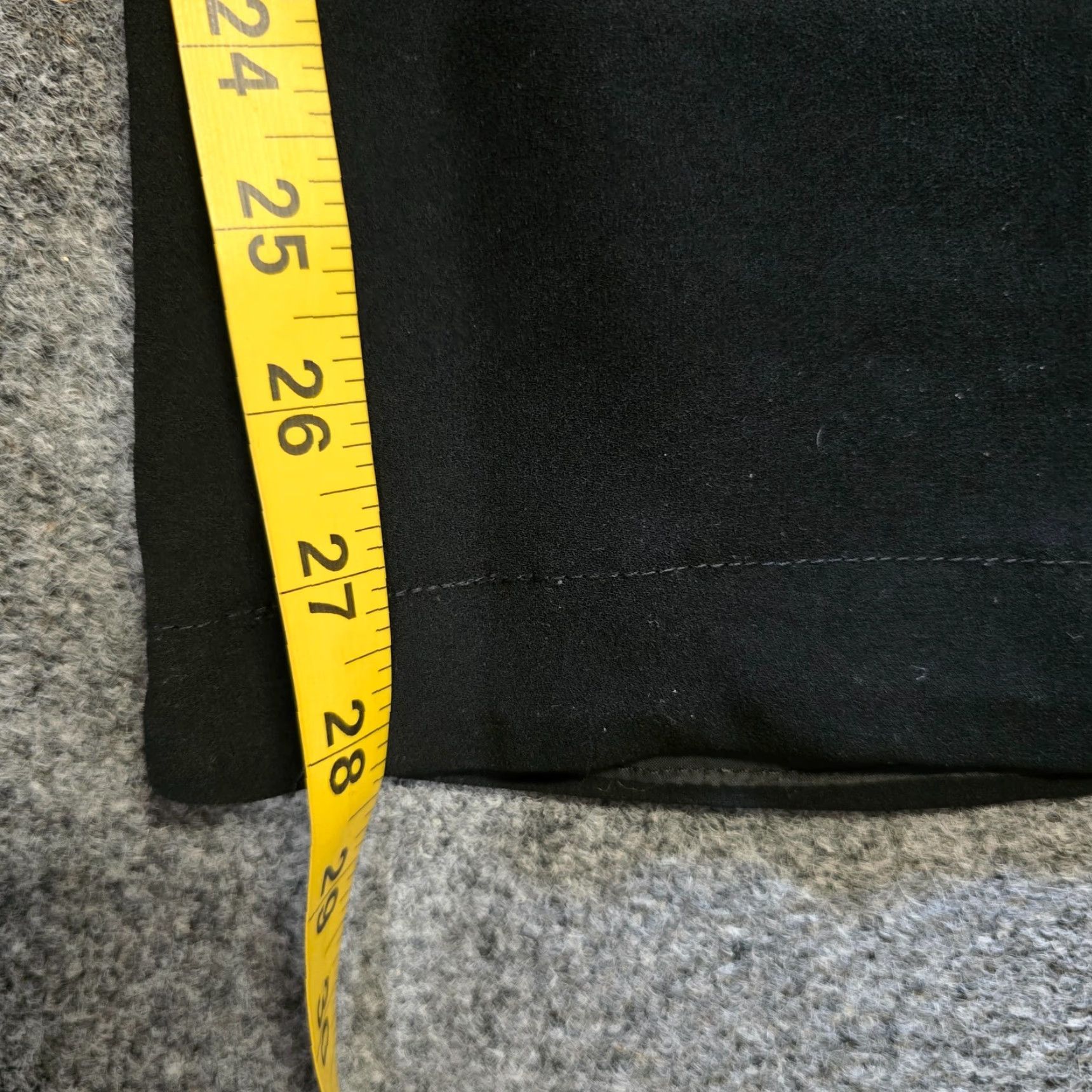 Vince Vince Pants Womens Size 0 Black Wide-Leg Pull On Pockets Casual Capsule Minimal Pants Wide-Leg 28in Inseam Womens Black Vince Pants Size 25" / US 0 / IT 36 - 7 Thumbnail