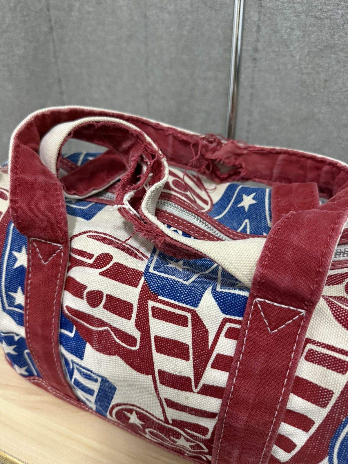 Hysteric Glamour 90s Hysteric Glamour Sound System American flag Duffle Bag Size ONE SIZE - 10 Thumbnail