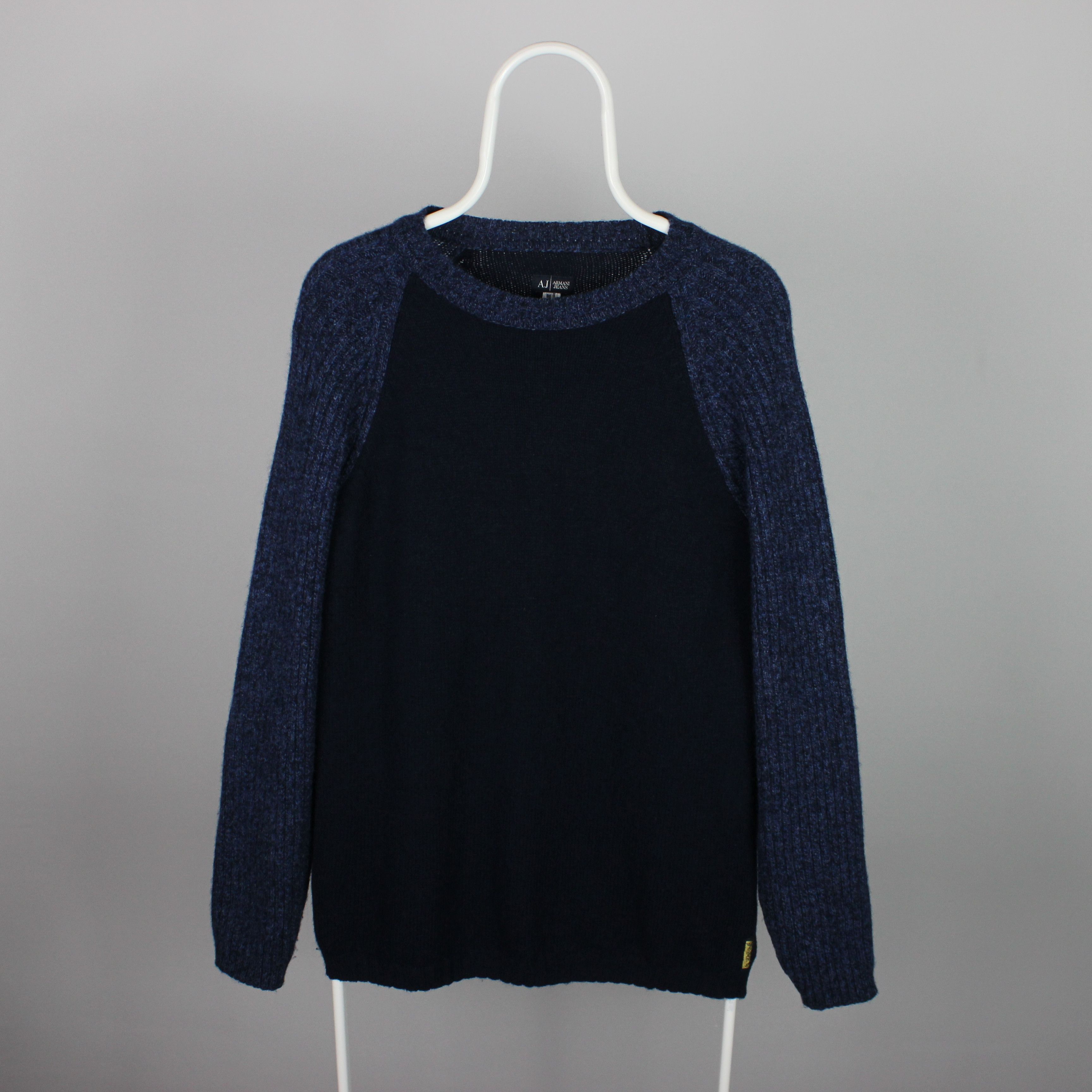 Armani Armani jeans sweater wool navy blue XL XXL AJ Size US XXL / EU 58 / 5 - 7 Thumbnail