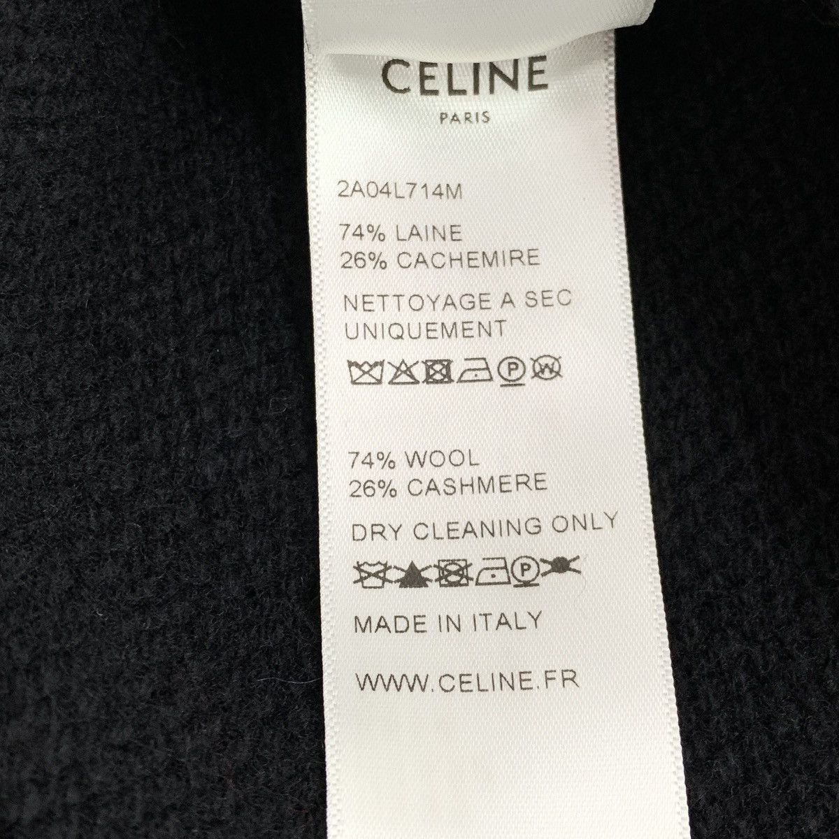 Celine Celine Black Mouth Wool Long Sleeve Knit Sweater K26WX Size US XS / EU 42 / 0 - 8 Thumbnail