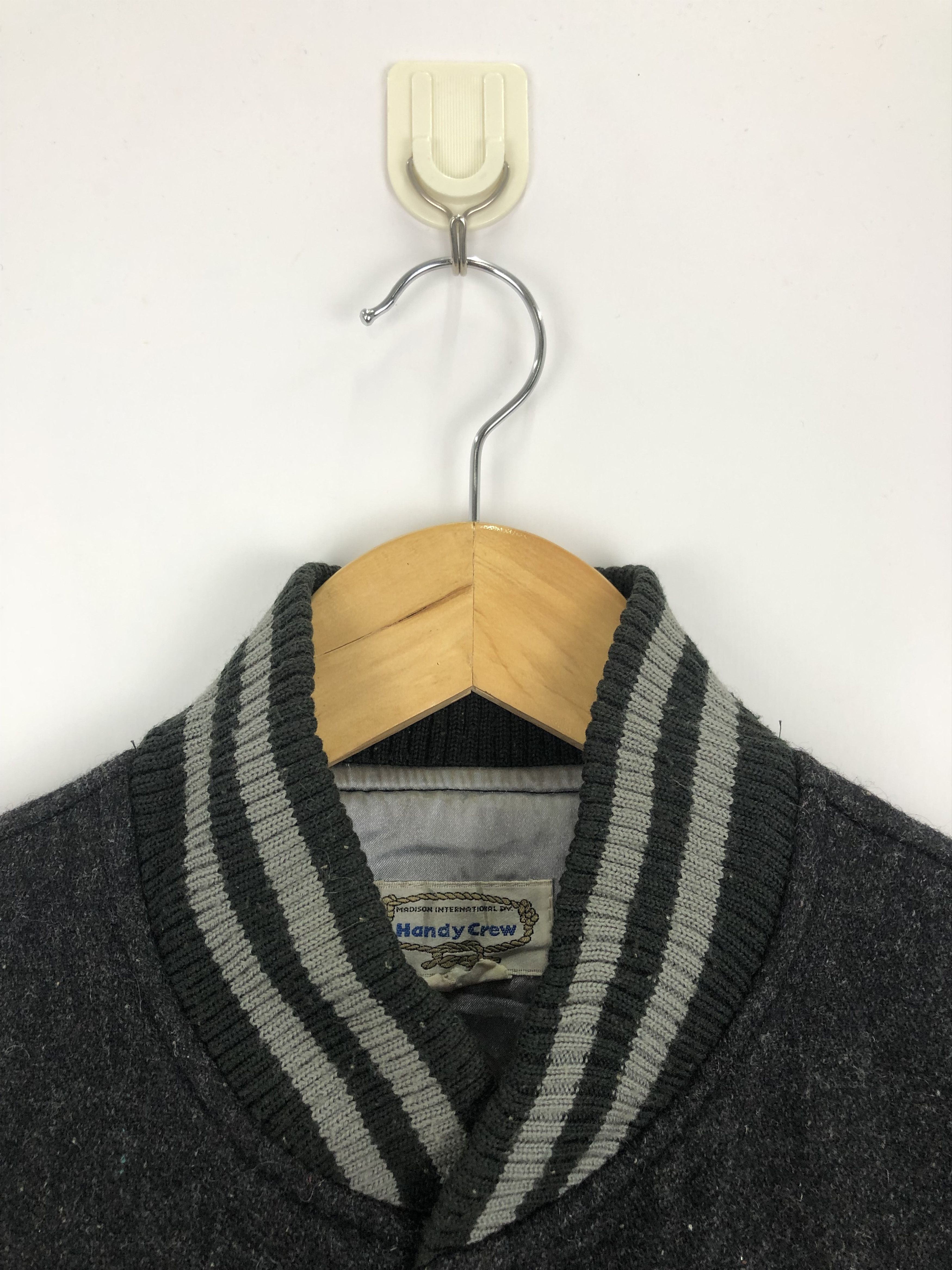 Japanese Brand Vintage 90s Japanese Brand Wool Varsity Jacket V0429 Size US L / EU 52-54 / 3 - 7 Thumbnail