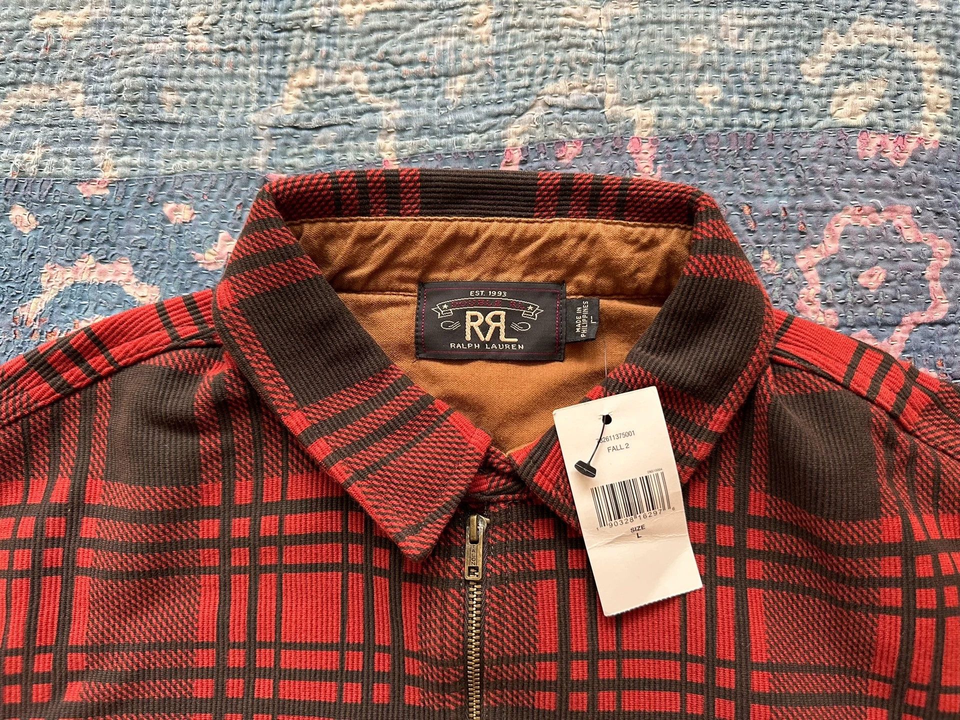 RRL Ralph Lauren RRL Red-Black Plaid Shirt L Size US L / EU 52-54 / 3 - 3 Thumbnail