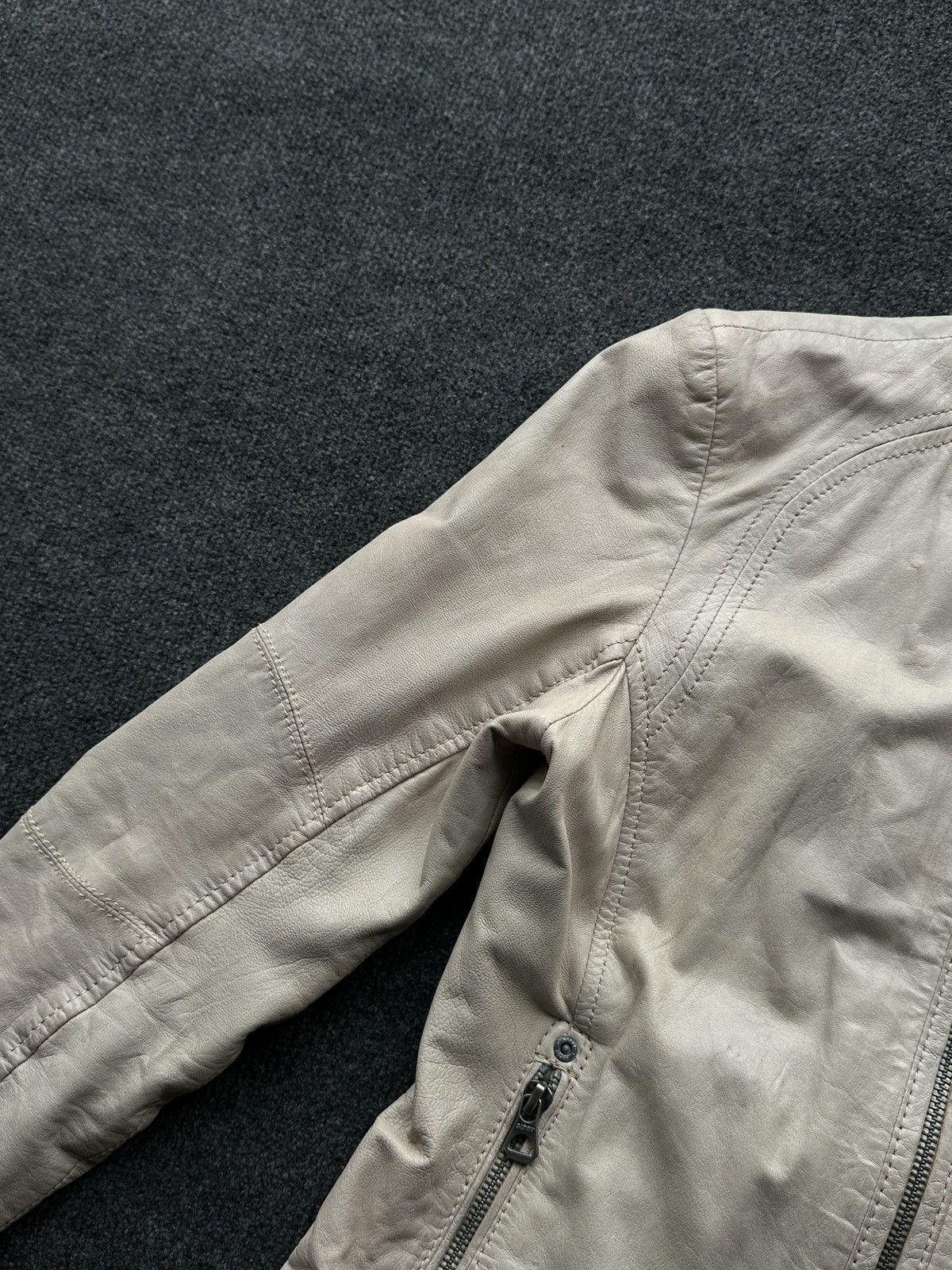 Gypsy SEXY 18+🚨Y2K TYPE DIRTY SLIM FIT ZIP LEATHER JACKET Size M / US 6-8 / IT 42-44 - 7 Thumbnail