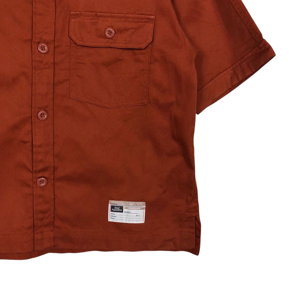Japanese Brand 📌Short Sleeve Button Work Shirt Jacket Miharayasuhiro Japan Size US M / EU 48-50 / 2 - 6 Thumbnail