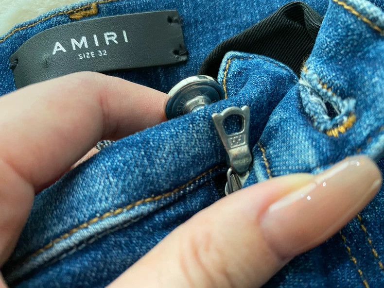 Amiri Amiri Washed Blue Original OG mx2 Jean Size US 32 / EU 48 - 6 Thumbnail