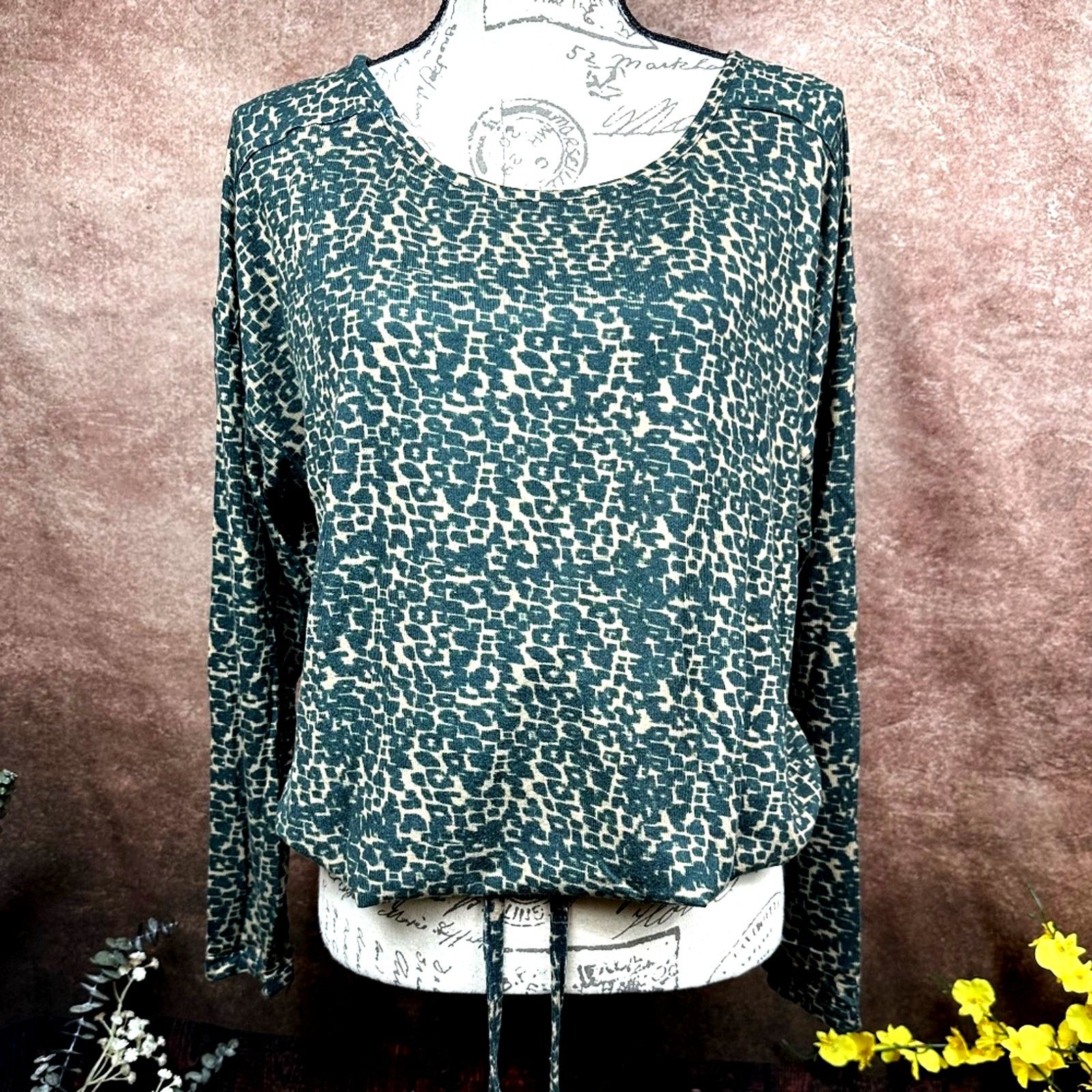 Other Retreat Rhonda Shear Drawstring Hem Tunic Animal Print L Size L / US 10 / IT 46 - 9 Thumbnail