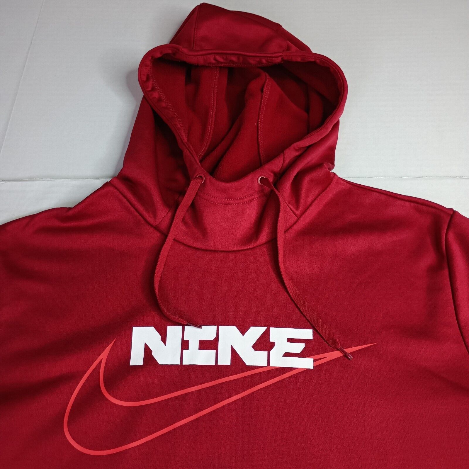 Nike Nike Therma Fit Hoodie Men's XL Red Pullover 100% Polyester Size US XL / EU 56 / 4 - 4 Thumbnail