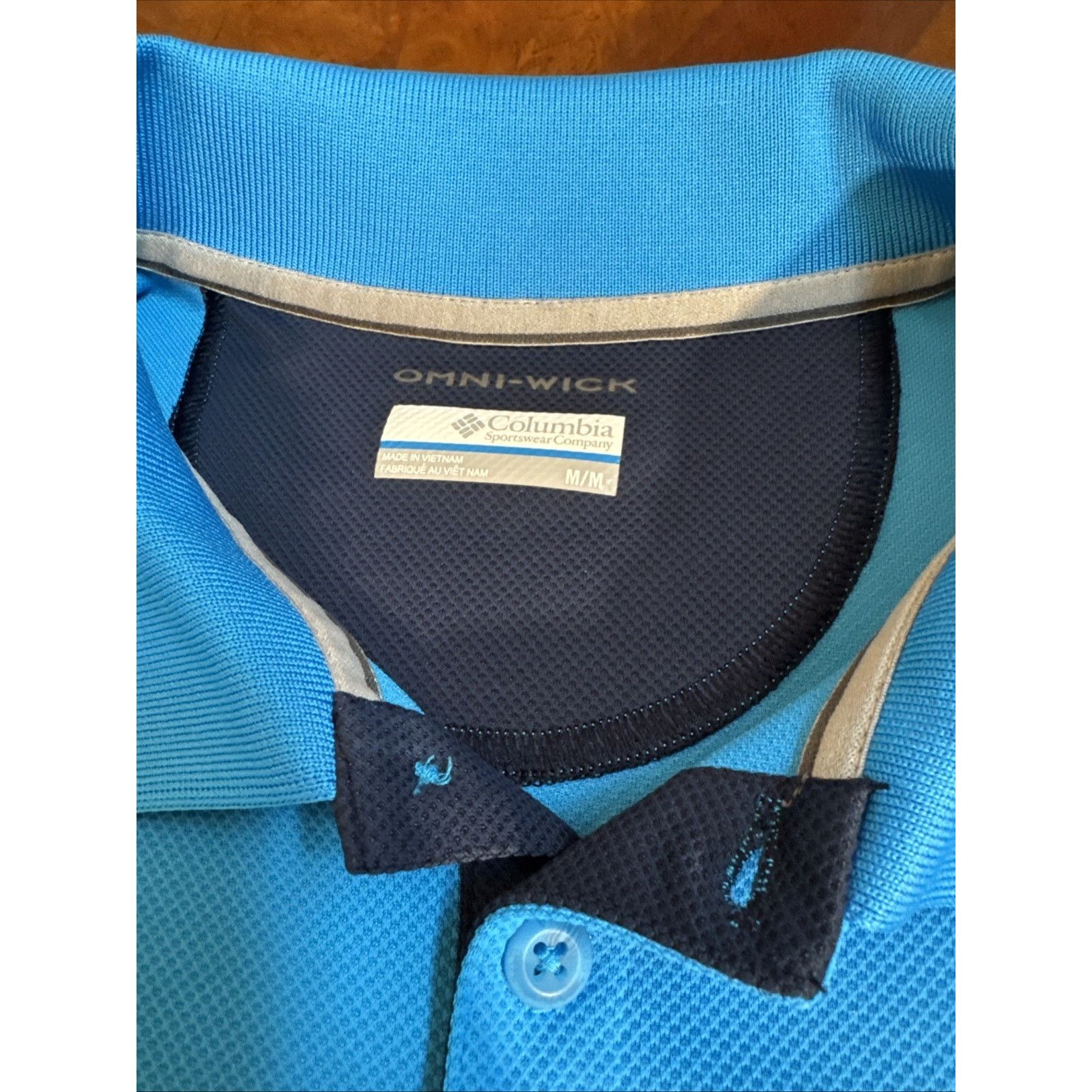 Columbia Columbia Sportswear Omni-Wick Men's Med Blue Golf Polo Size US M / EU 48-50 / 2 - 3 Thumbnail