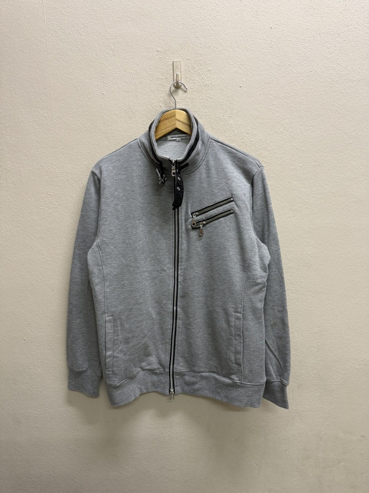 semanticdesign Semantic Design Neck Belted Zip Up Sweater Size US M / EU 48-50 / 2 - 15 Thumbnail