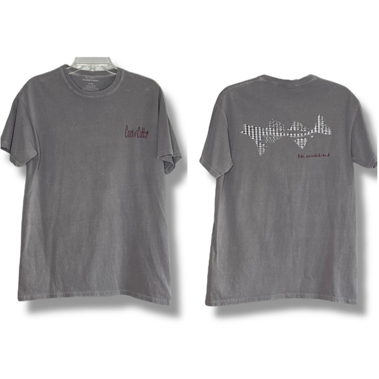 Other Coastal Cotton houndstooth fish skeleton t-shirt Size M / US 6-8 / IT 42-44 - 1 Thumbnail