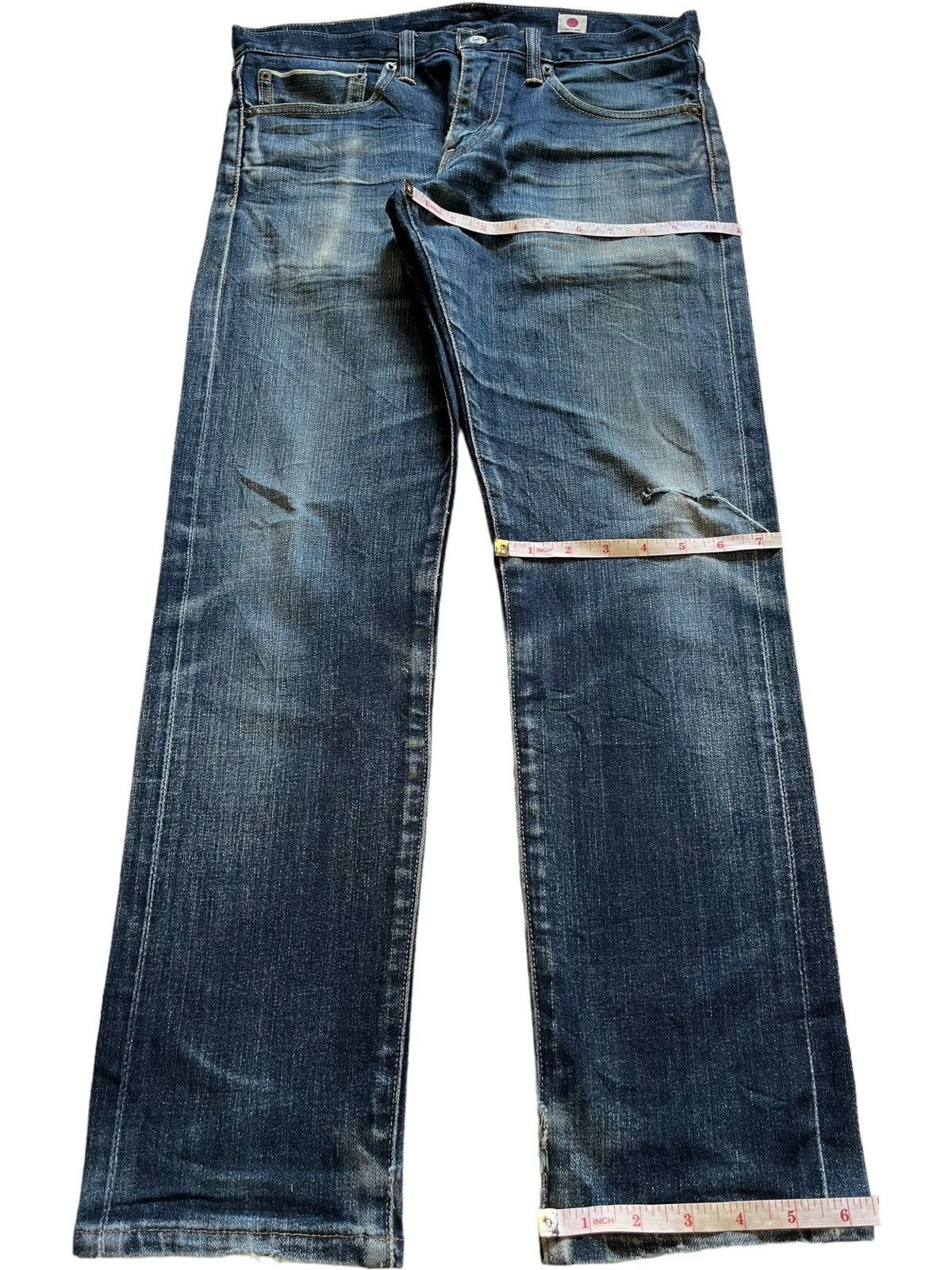 Levi's × Levi's Vintage Clothing Vintage 2006 Levis 511 Japan Selvedge Mudwash Slim Fit Jeans Size US 33 - 15 Thumbnail