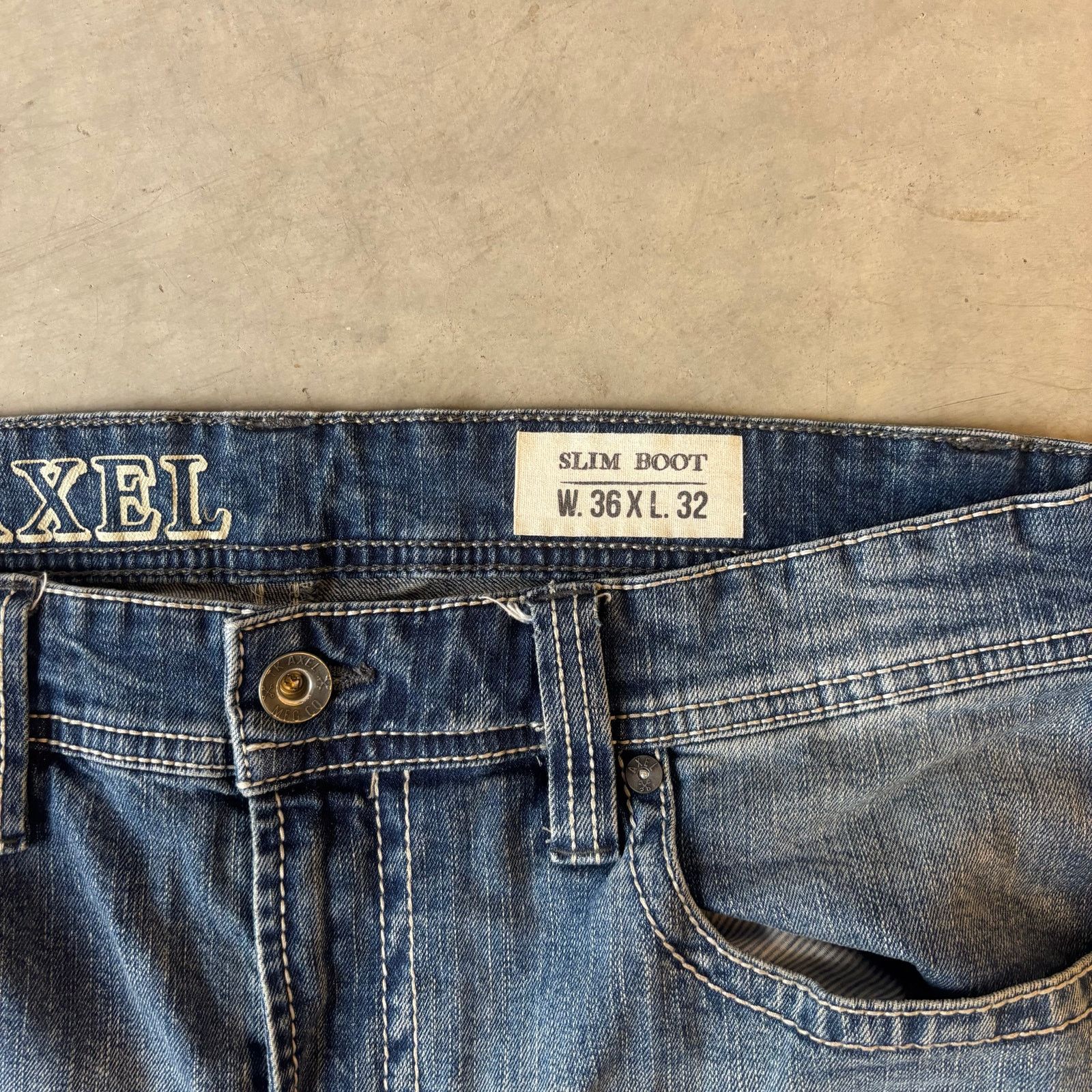 Vintage Vintage faded washed slim bootcut jeans Size US 36 / EU 52 - 4 Thumbnail