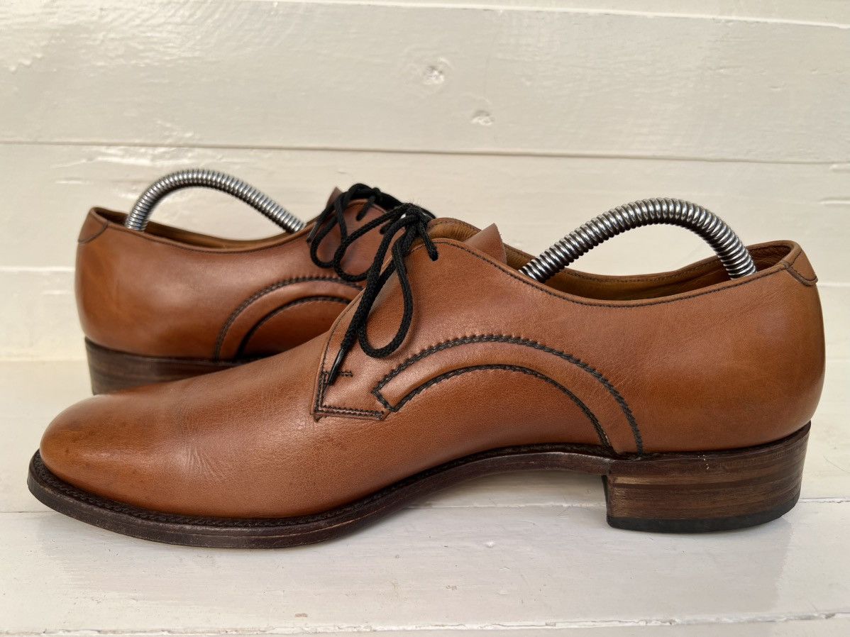 Crockett & Jones VTG Crockett & Jones Brown Leather Derby Dress Shoes Size US 9 / EU 42 - 10 Thumbnail