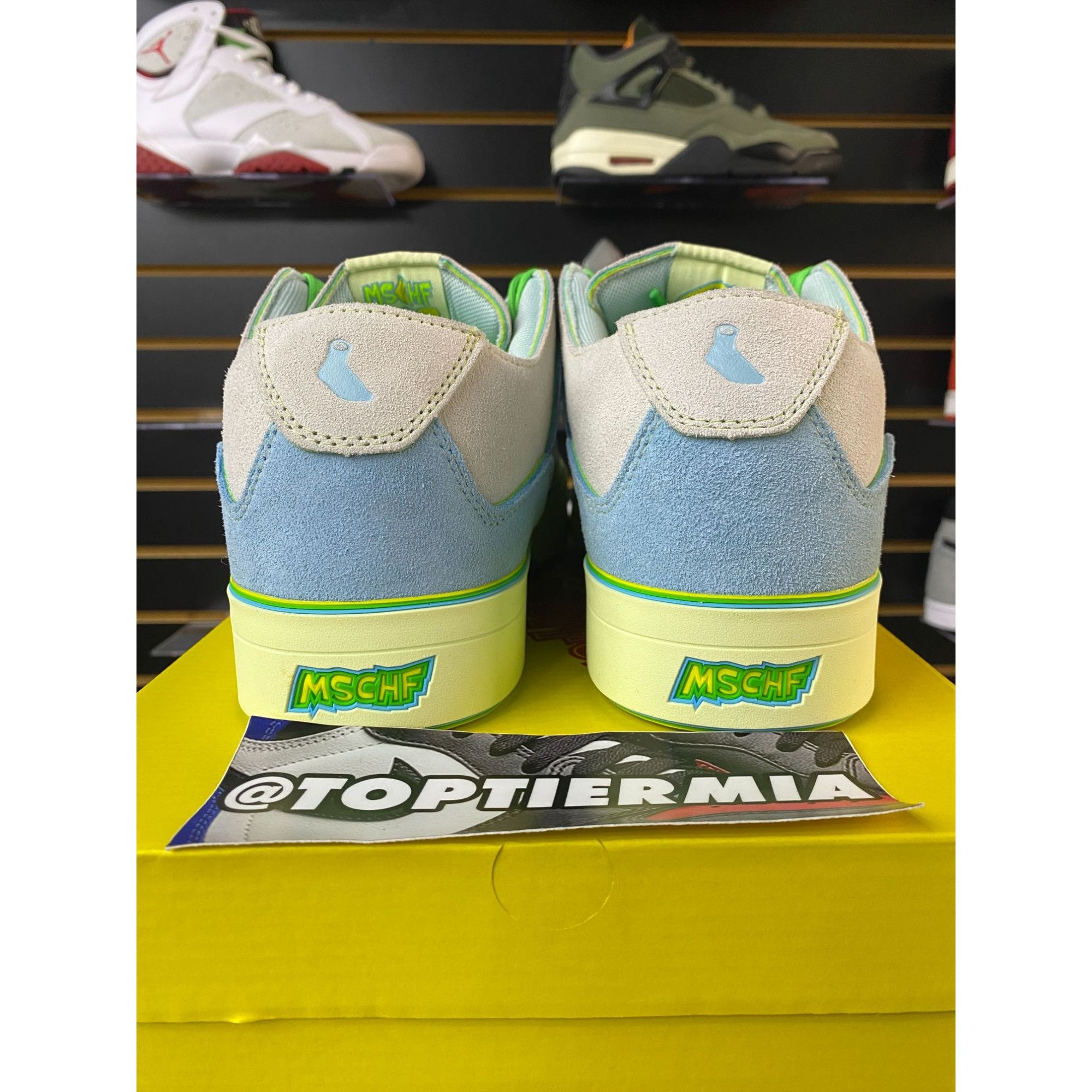 MSCHF MSCHF GOBSTOMPER OFF-LEMON EDITION SZ 13 Size US 13 / EU 46 - 4 Thumbnail
