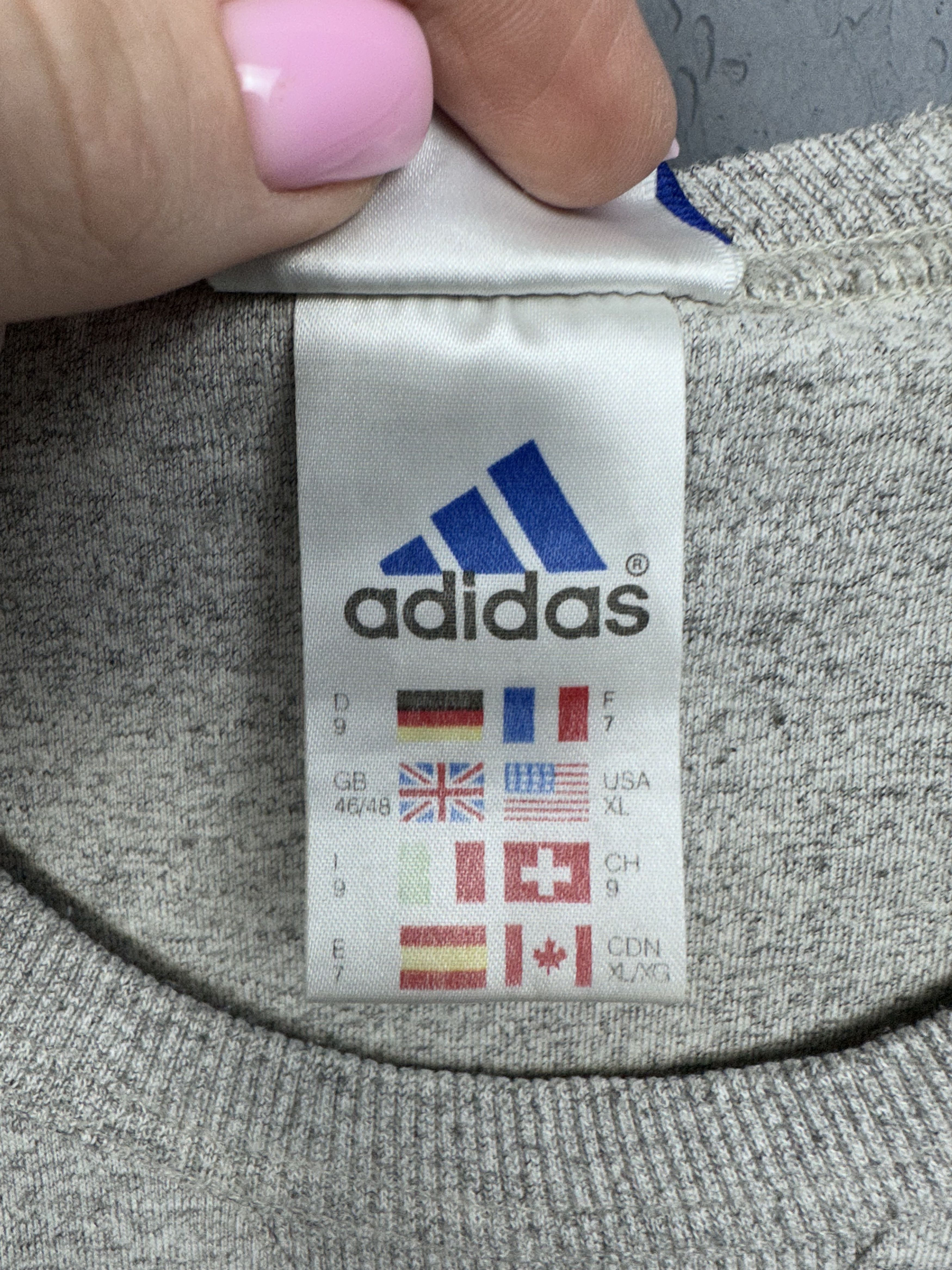 Adidas Adidas Vintage Mens Big Logo T-Shirt Size US XL / EU 56 / 4 - 6 Thumbnail