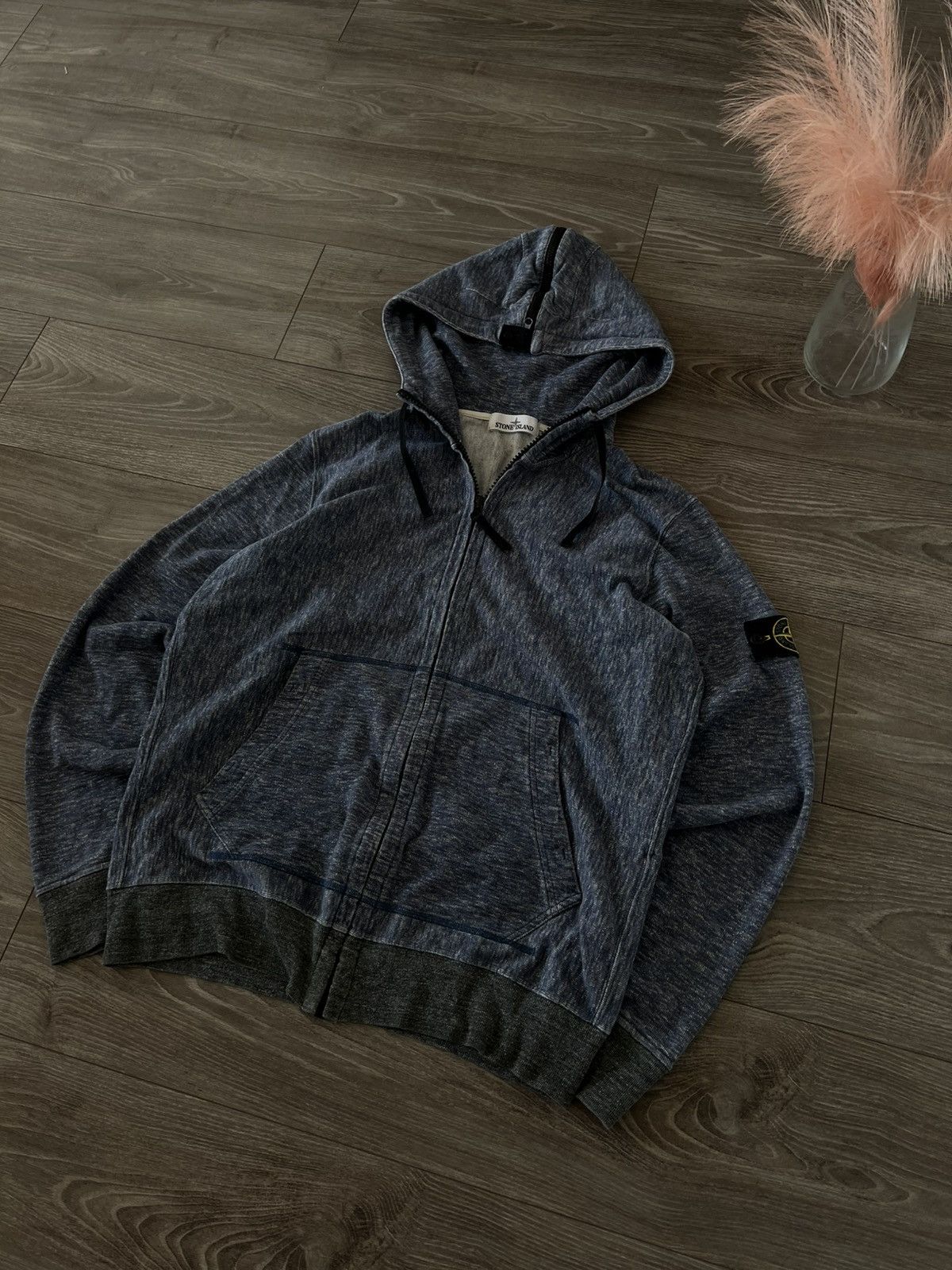 Stone Island × Vintage ‼️Archival Stone Island Zip Hood Rare Hoodie‼️ Size US XL / EU 56 / 4 - 6 Thumbnail