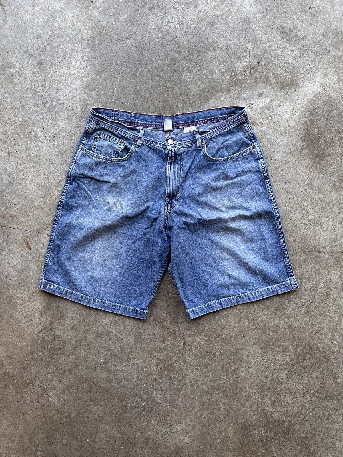 Lucky Brand × Vintage 90s Lucky Brand Denim Jorts Size US 37 - 1 Thumbnail