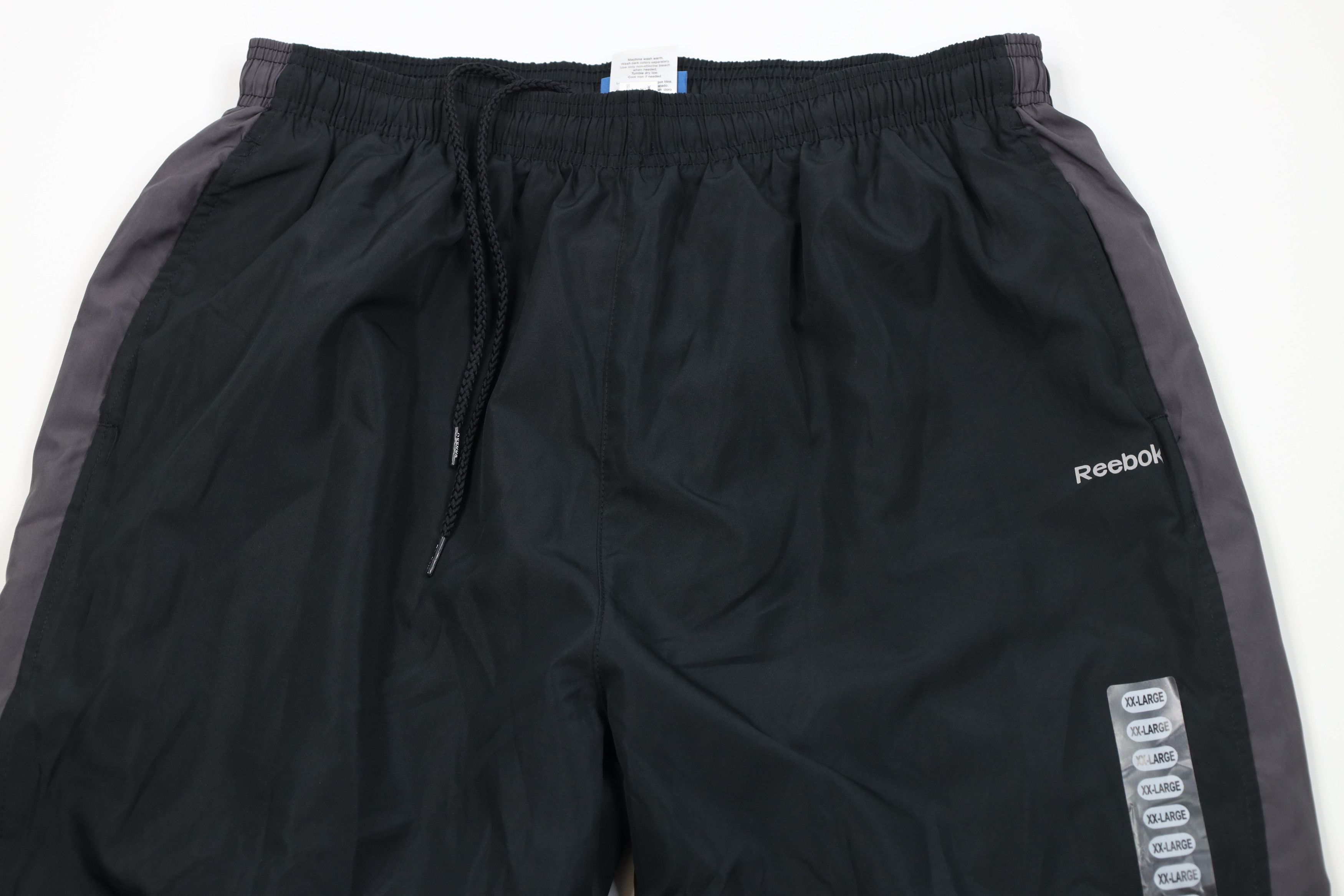 Reebok Deadstock Vintage Y2K Reebok Reflective Wide Leg Pants Black Size US 40 / EU 56 - 2 Thumbnail