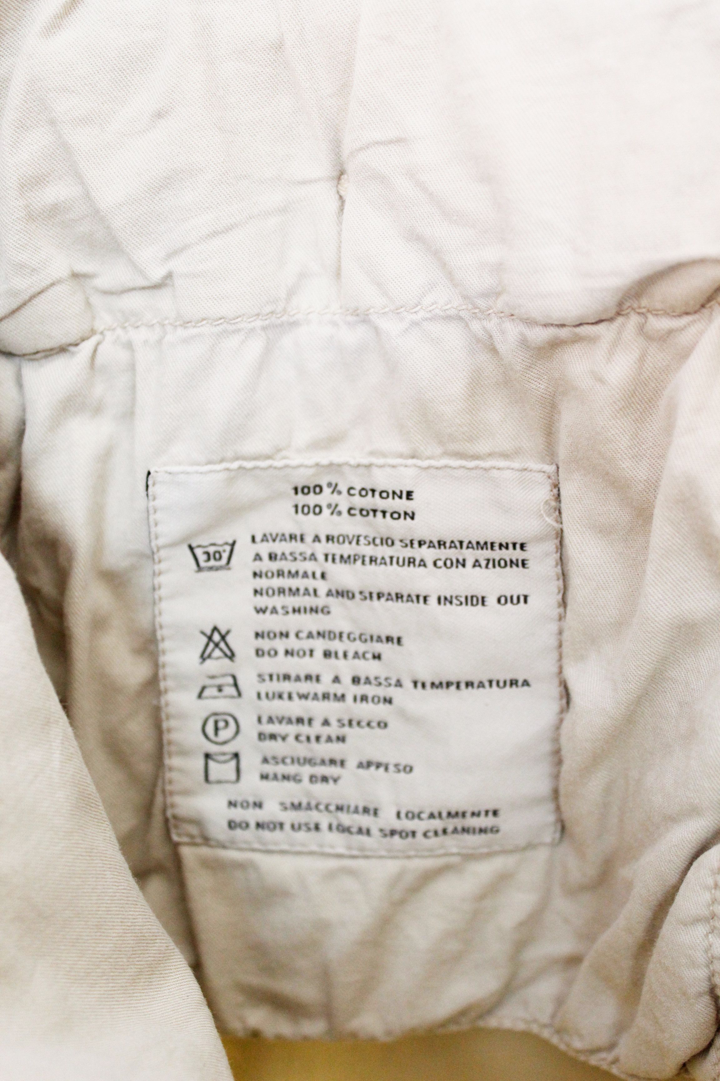 Burberry Burberry Beige Cotton Slim Fit Trousers Chino Pants Size US 36 / EU 52 - 9 Thumbnail