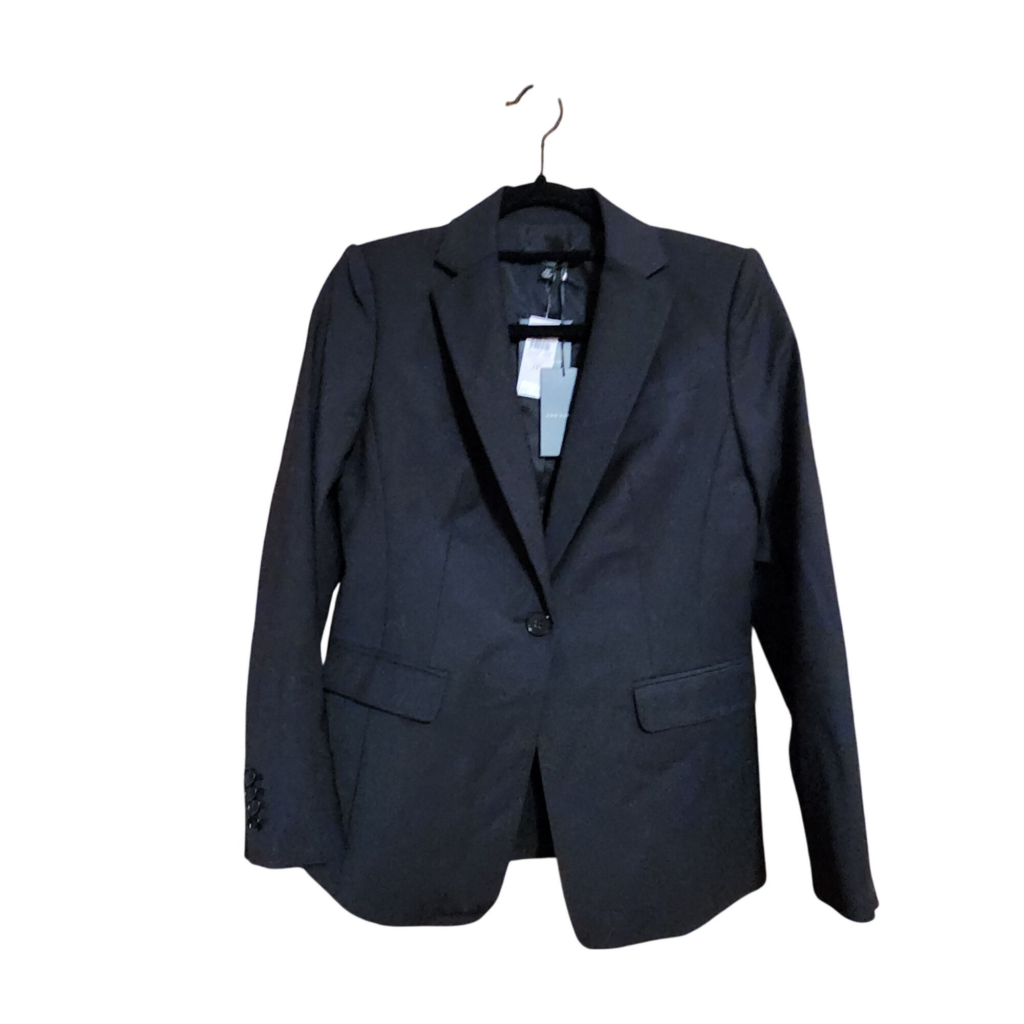 Ann Taylor Ann Taylor Womens Black One-Button Blazer Jacket Size 2P New Size XS / US 0-2 / IT 36-38 - 1 Thumbnail