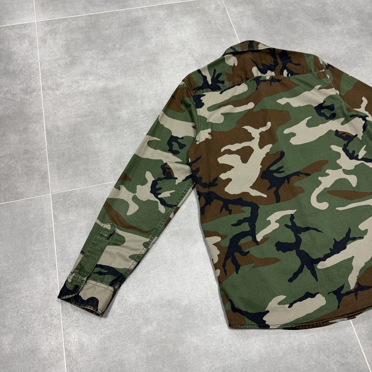 Carhartt Wip Carhartt WIP L/S Military Shirt Button Camouflage Men Size M Size US M / EU 48-50 / 2 - 21 Thumbnail
