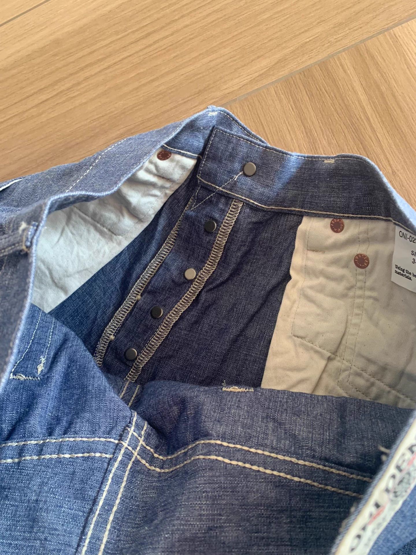 Other Japanese 8oz light loose straight chambray unisex Size US 34 / EU 50 - 4 Thumbnail