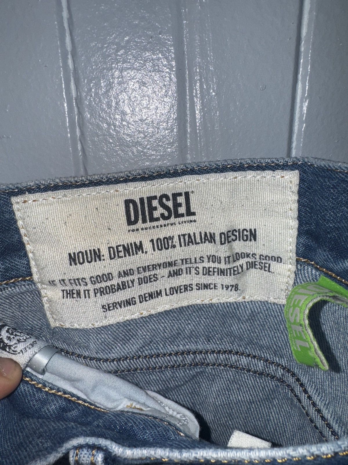 Diesel Diesel D-MACS Straight Jeans W29 L32 Size US 29 - 6 Thumbnail