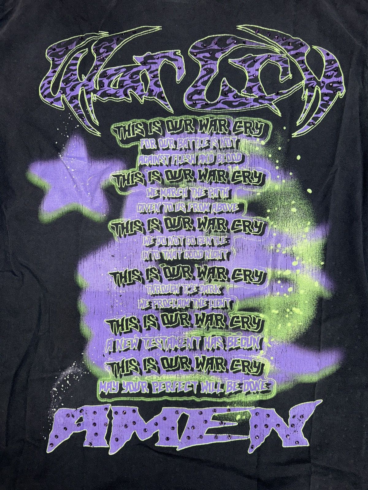 HELLSTAR Hellstar Amen T-shirt Size US XL / EU 56 / 4 - 7 Thumbnail