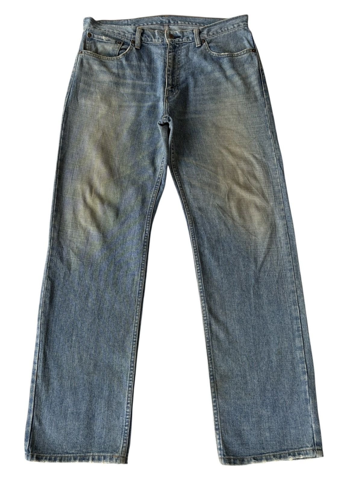 Levi's Vintage Levis Baggy Mud Wash Jeans Size US 37 - 1 Thumbnail