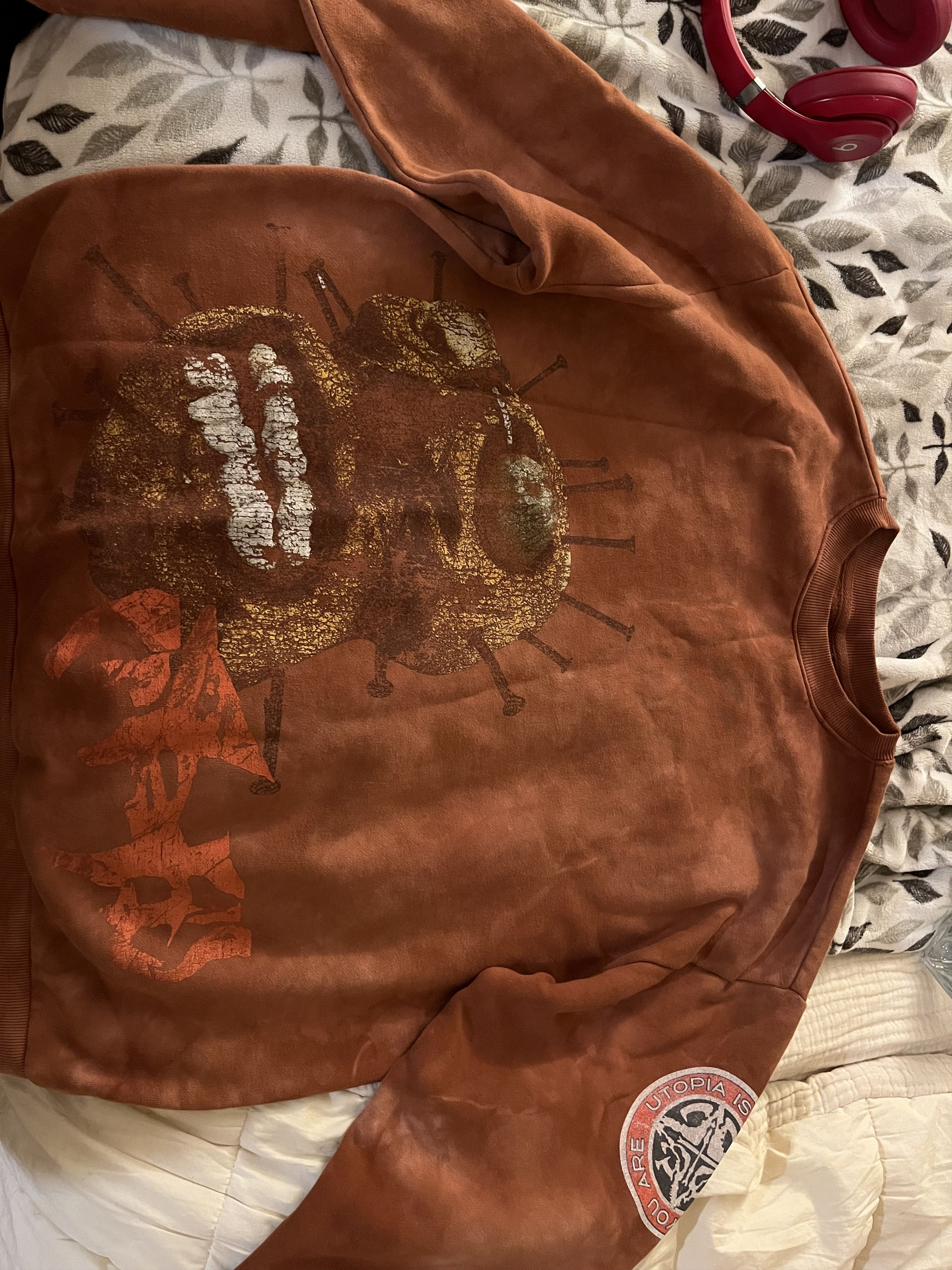 Travis Scott UTOPIA Circus Maximus Brown Sweatshirt Size US L / EU 52-54 / 3 - 8 Thumbnail