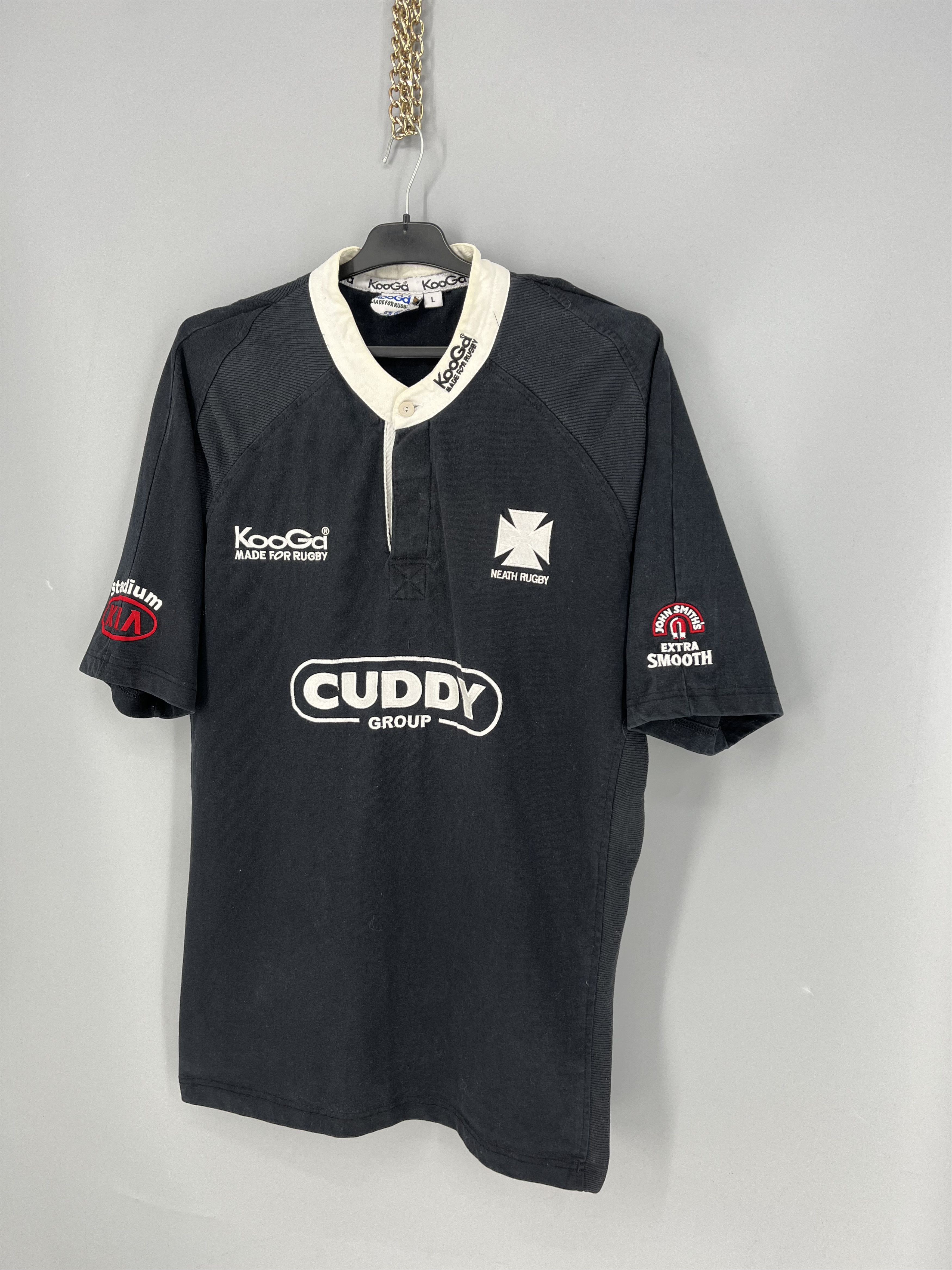 Vintage Official Kooga Neath home rugby shirt from the 2003/04 Size US L / EU 52-54 / 3 - 3 Thumbnail