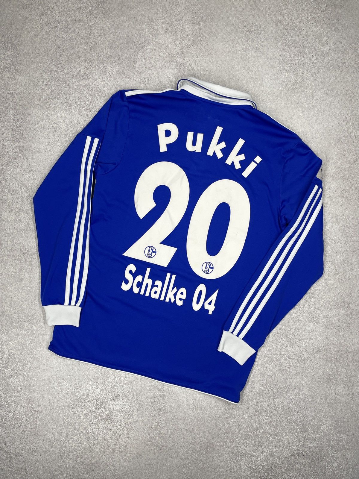 Adidas Adidas Schalke Pukki 20 Bundes Liga Polo Longsleeve Jersey Size US S / EU 44-46 / 1 - 9 Thumbnail