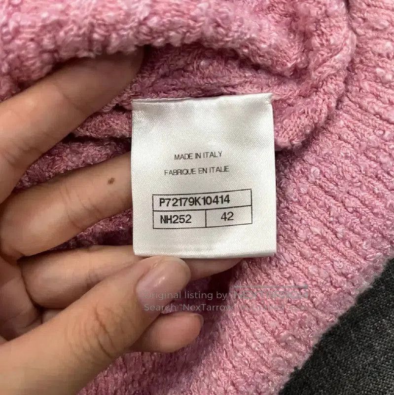 Chanel Chanel Pink Cardigan Sweater for Women . Size XL / US 12-14 / IT 48-50 - 6 Thumbnail