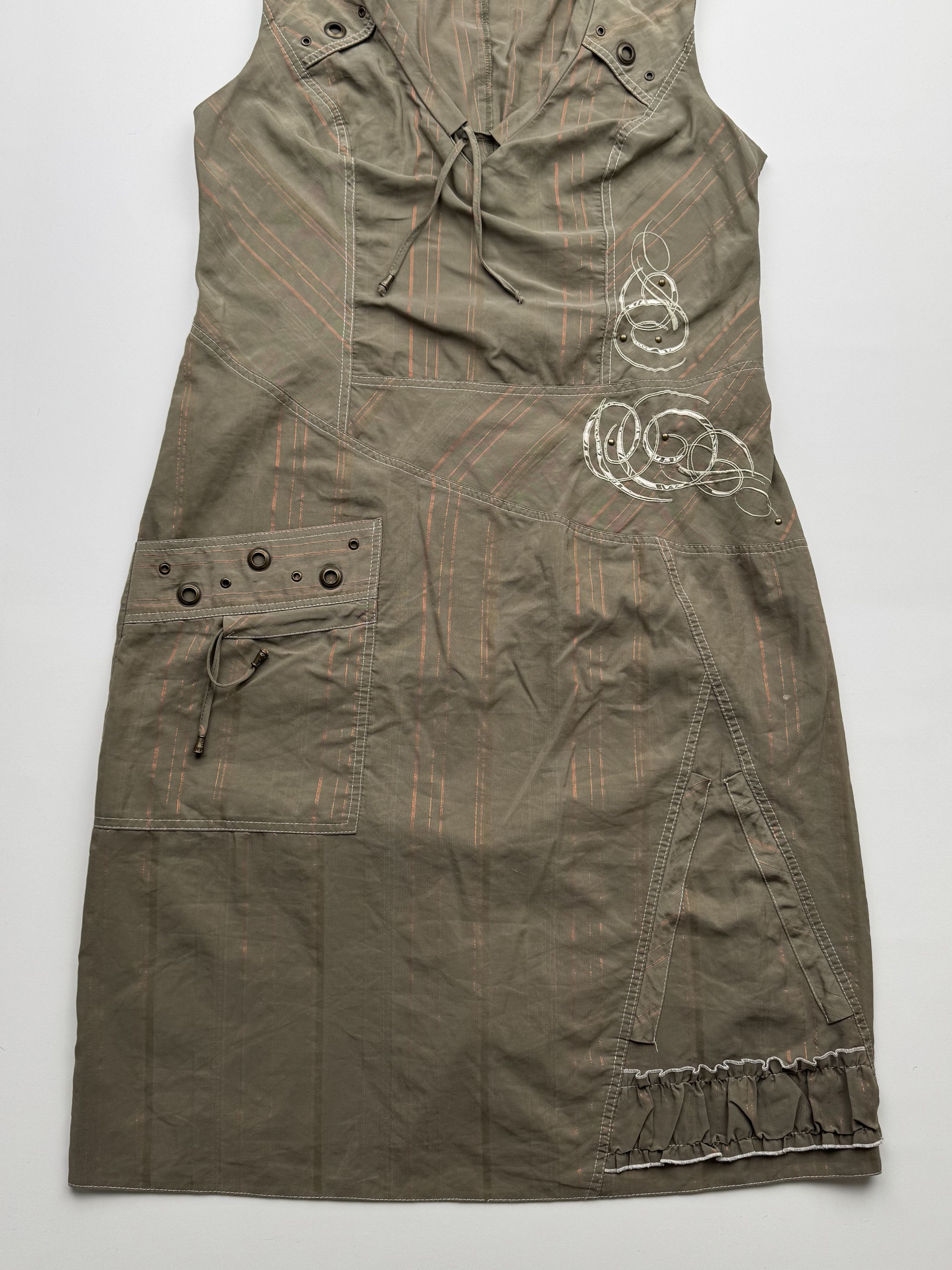 Vintage Vintage Maxi Dress B143(V209)E2 Size L / US 10 / IT 46 - 3 Thumbnail