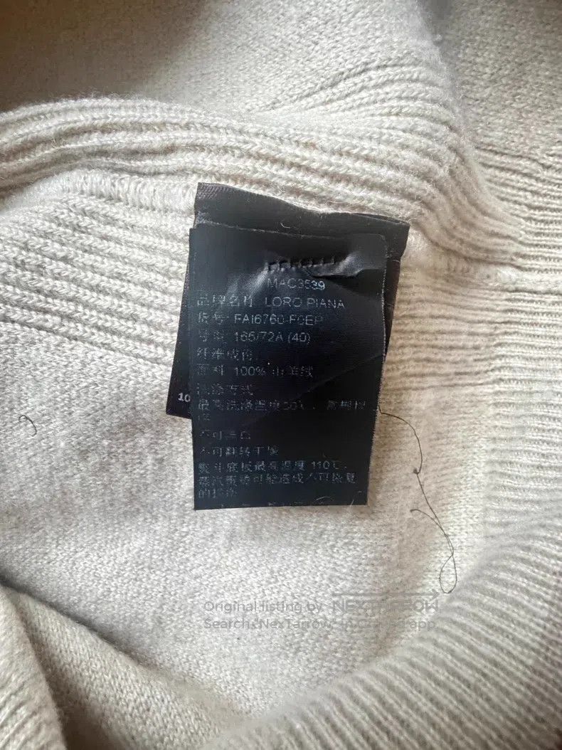 Loro Piana Loro Piana Capsule series cashmere turtleneck sweater Size XS / US 0-2 / IT 36-38 - 4 Thumbnail