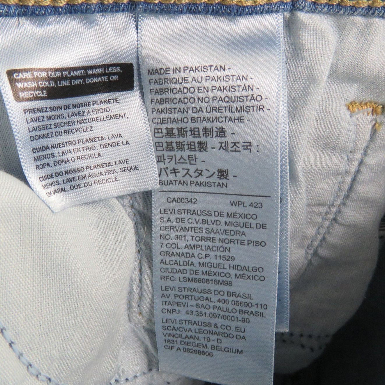 Levi's Levis Classic Straight Leg Jeans Size 4 Mid Rise Jeans 27" Size 27" / US 4 / IT 40 - 7 Thumbnail