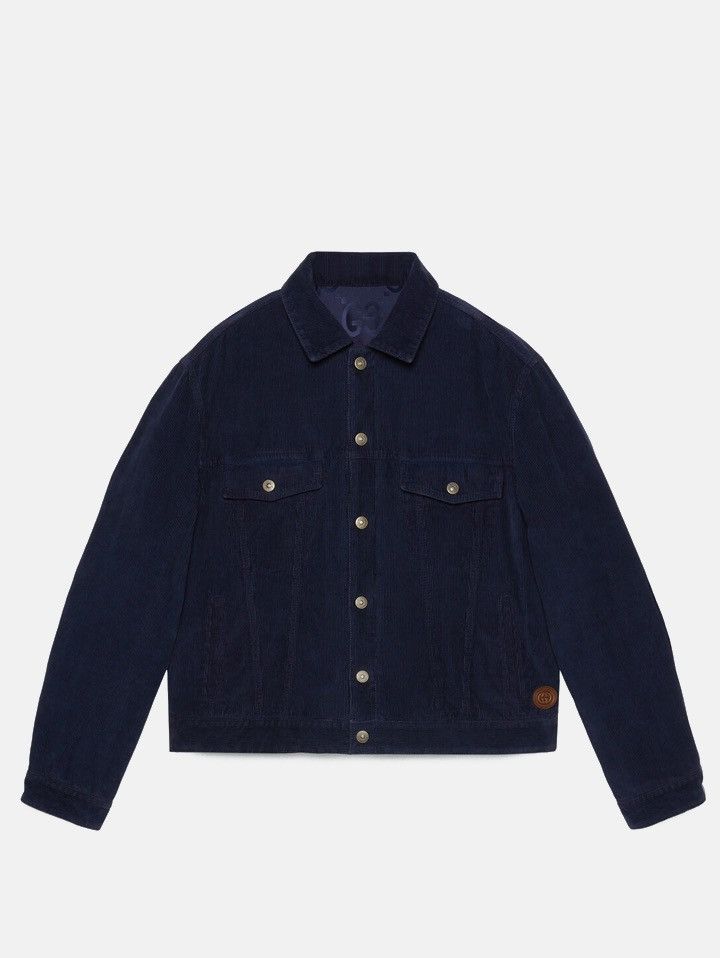 Gucci Gucci GG Nylon Canvas and Corduroy Reversible Jacket Size US M / EU 48-50 / 2 - 3 Thumbnail