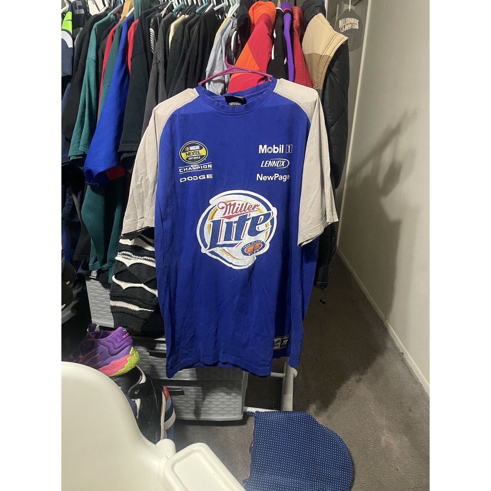 Chase Authentics Size XL- MILLER LITE #2 Chase Drivers Line short sleeve Size US XL / EU 56 / 4 - 1 Thumbnail