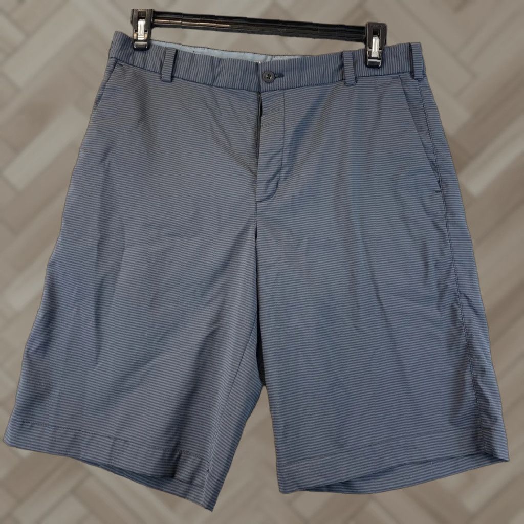 Nike NIKE Golf Short Mens Dri-Fit 33 Gray Flat Front Stretch Casual Chino Inseam 10" Mens Size US 33 - 1 Thumbnail