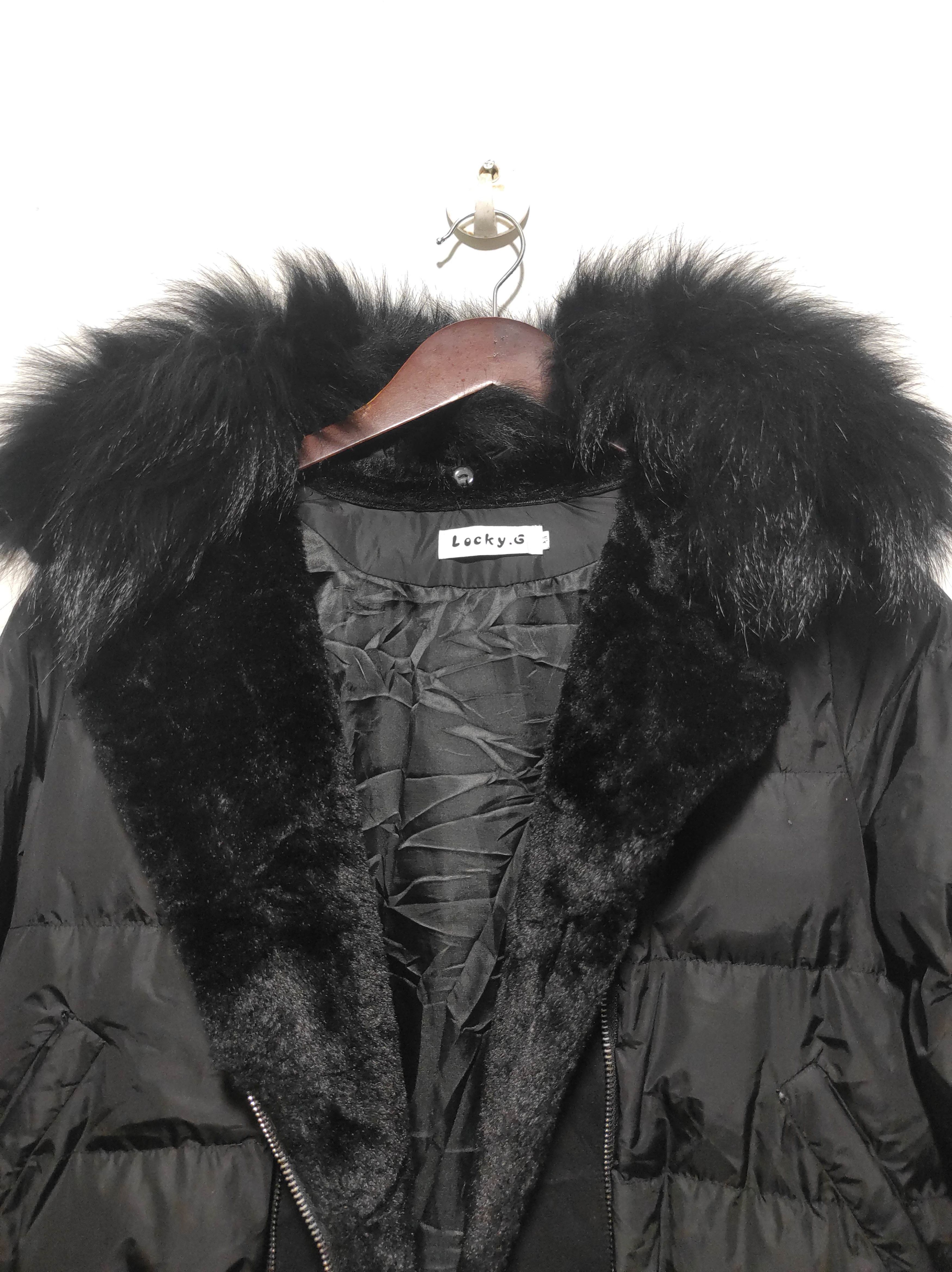 If Six Was Nine Locky.G Puffer Fur Jacket Size M / US 6-8 / IT 42-44 - 3 Thumbnail